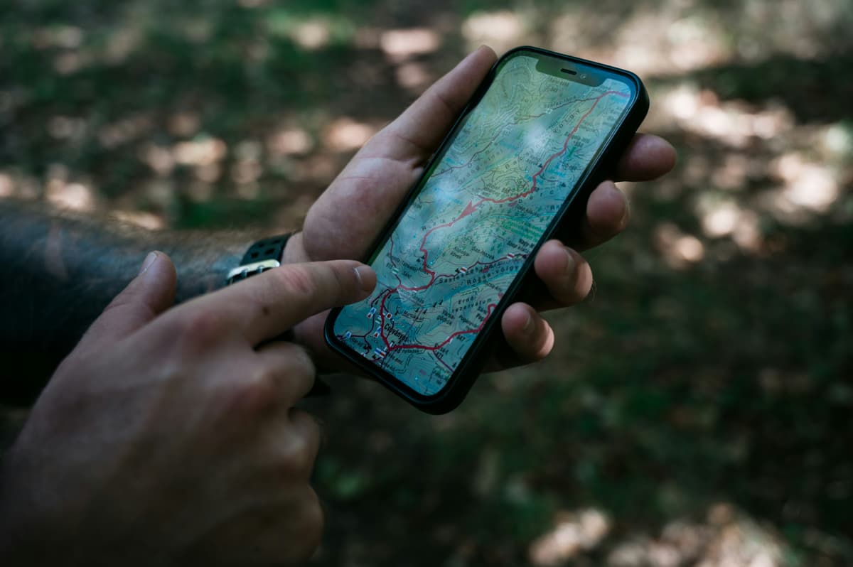 GPS files and offline maps screenshot